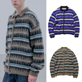 uniform experiment 25A/W MOHAIR BORDER KNIT BLOUSON [ UE-252065 ] cotwo