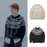 uniform experiment 25A/W ENTANGLED NORDIC SWEATER [ UE-252067 ] cotwo