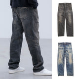 uniform experiment 26A/W DAMAGED DENIM REGULAR-FIT JEANS [ UE-262026 ] cotwo