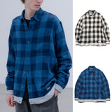 uniform experiment 26A/W LINE FLANNEL CHECK DRAWCORD SHIRT [ UE-262040 ] cotwo