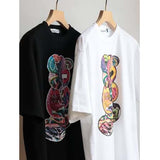 UNDERCOVER Graphic Color Print Bear Tee [ UC2F3802 ]