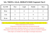 V.A. TOKYO x V.A.A. WORLD’S FAIR Fragment Tee E