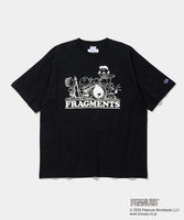 V.A. TOKYO x fragment design x Champion S/S Tee - 011A PEANUTS FRAGMENTS