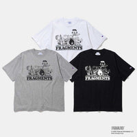 V.A. TOKYO x fragment design x Champion S/S Tee - 011A PEANUTS FRAGMENTS cotwo