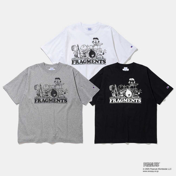 V.A. TOKYO x fragment design x Champion S/S Tee - 011A PEANUTS FRAGMENTS cotwo