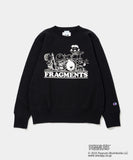V.A. TOKYO x fragment design x Champion C/N Sweat - 011A PEANUTS FRAGMENTS