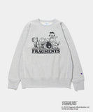 V.A. TOKYO x fragment design x Champion C/N Sweat - 011A PEANUTS FRAGMENTS