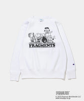 V.A. TOKYO x fragment design x Champion C/N Sweat - 011A PEANUTS FRAGMENTS