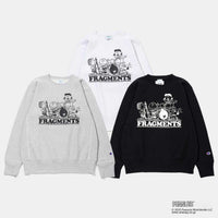 V.A. TOKYO x fragment design x Champion C/N Sweat - 011A PEANUTS FRAGMENTS cotwo