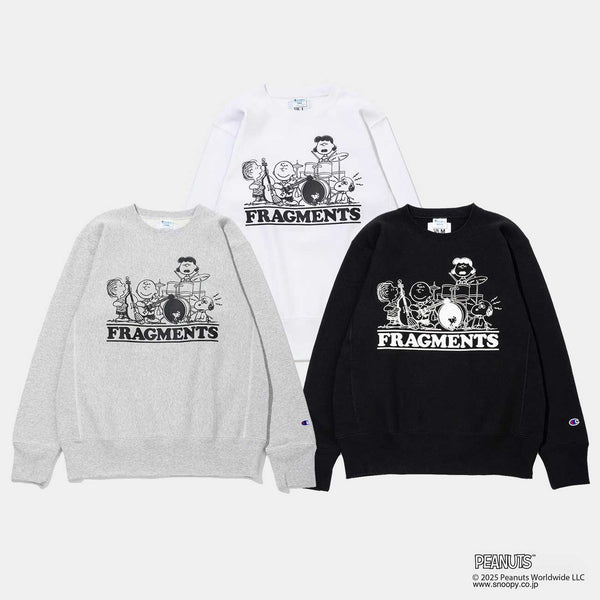 V.A. TOKYO x fragment design x Champion C/N Sweat - 011A PEANUTS FRAGMENTS cotwo