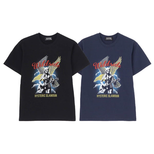 WILDSIDE YOHJI YAMAMOTO x HYSTERIC GLAMOUR T-Shirt [ SS-T01-008 ] cotwo