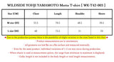 WILDSIDE YOHJI YAMAMOTO Motto T-shirt [ WK-T42-003 ]