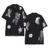 WILDSIDE YOHJI YAMAMOTO x Ryu Ga Gotoku Studio All-over Print Short Sleeve Shirt cotwo