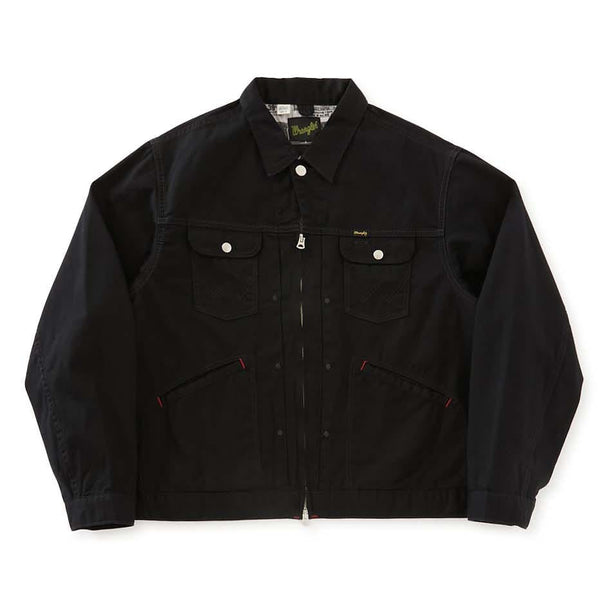 Black And Orange Denim Jacket Men's Studio By Southpole Raw Black