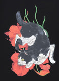WILDSIDE YOHJI YAMAMOTO HARAJUKU Cat and Flower SS T-shirt [ WS-T23-003 ]