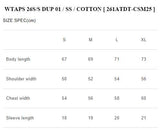 [ Pre-order ] WTAPS 26S/S DUP 01 / SS / COTTON [ 261ATDT-CSM25 ]