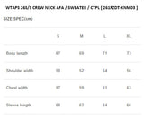 [ Pre-order ] WTAPS 26S/S CREW NECK AFA / SWEATER / CTPL [ 261FZDT-KNM03 ]