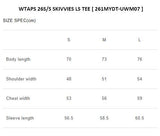 [ Pre-order ] WTAPS 26S/S SKIVVIES LS TEE [ 261MYDT-UWM07 ]