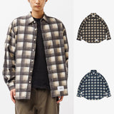 WTAPS 26S/S TXT 02 / LS / COTTON. FLANNEL. TEXTILE. OF [ 261TQDT-SHM02 ] cotwo