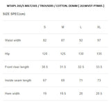 [ Pre-order ] WTAPS 26S/S MILT2301 / TROUSERS / COTTON. DENIM [ 261WVDT-PTM05 ]