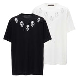 Yohji Yamamoto Y`s for men SKULL PRINT SHORT SLEEVE T-SHIRT TYPE 1
