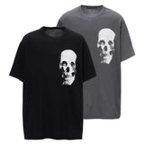 Yohji Yamamoto Y`s for men SKULL PRINT SHORT SLEEVE T-SHIRT TYPE 2 cotwo