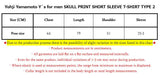 Yohji Yamamoto Y`s for men SKULL PRINT SHORT SLEEVE T-SHIRT TYPE 2