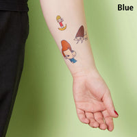 Yoshitomo Nara 奈良美智 Temporary Tattoo Sticker [ Blue ]