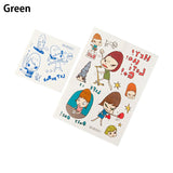 Yoshitomo Nara 奈良美智 Temporary Tattoo Sticker [ Green ]