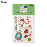 Yoshitomo Nara 奈良美智 Temporary Tattoo Sticker [ Green ]