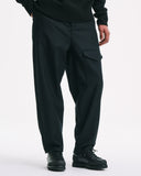 SOPHNET. 25A/W LIGHT MELTON WOOL ROYAL NAVY PANTS [ SPNT-252004 ]
