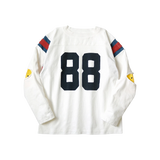 KAPITAL 16/- Dense Jersey Elbow-Rip Football Long T-Shirt (88pt) [ EK-1603LC ] cotwo