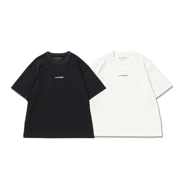 and wander 23S/S Simple Logo T cotwo