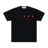 COMME des GARCONS PLAY 3 Red Heart Tee [ AX-T337 ]