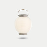 goyemon CHOCHIN × SOLAR LED LIGHT“ ANCOH ” / [ GREIGE ] + STAINLESS YUMIHARI STAND