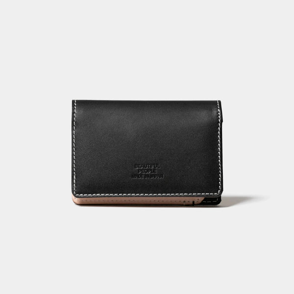 beautiful people einstein leather card case