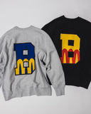BEAMS x Champion x MIN-NANO Logo Crew-neck Sweatshirt