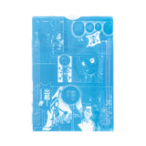 ONE PIECE BASE SHOP CLEAR FOLDER WITH PULL-UP INDEX TABS