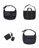 COMME des GARCONS HOMME NYLON TWILL 3-POCKET MOON BAG [ HR-K207-051 ]