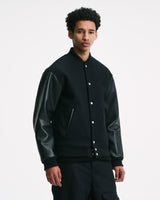 SOPHNET. 25A/W MELTON LAMBSWOOL VARSITY JACKET [ SPNT-252005 ]