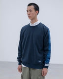 [ Pre-order ] uniform experiment 26A/W LINE FLANNEL CHECK PANELED CREWNECK TOP [ UE-262042 ]