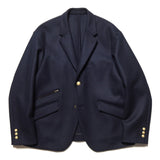 SOPHNET. 26A/W WOOL MELTON RELAX-FIT BLAZER [ SPNT-262011 ]