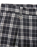 SOPHNET. 25A/W SAXONY WOOL CHECK RELAX-FIT TUCK SLACKS [ SPNT-252010 ]