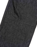 [ Pre-order ] uniform experiment 26A/W HIGH STRETCH DENIM HEM SHIRRING BAKER PANTS [ UE-262037 ]