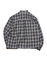 SOPHNET. 25A/W SAXONY WOOL CHECK LOGO PATCH SHIRT [ SPNT-252009 ]