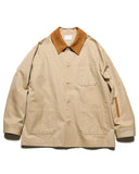 SOPHNET. 26S/S LEATHER COLLAR COVERALL [ SPNT-260012 ]