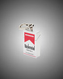 mastermind JAPAN x HIDAKA PORTABLE ASHTRAY [ Silver / Red ]