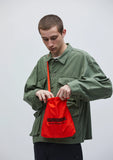 NEIGHBORHOOD 25S/S LOGO DRAWSTRING SHOULDER BAG [ 251MYNH-CG03 ]