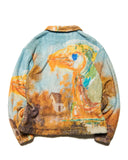 uniform experiment 25A/W ASGER JORN: PAINTING FLEECE BLOUSON [ UE-252027 ]