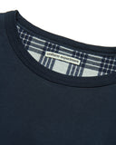 [ Pre-order ] uniform experiment 26A/W STAR PRINT CHECK PANELED WIDE TEE [ UE-262036 ]